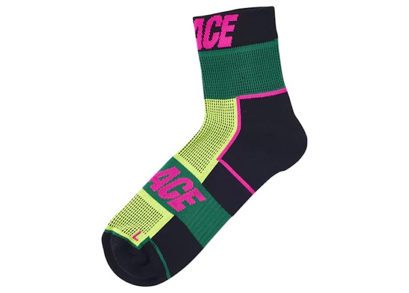 Palace P-Tech Socks Black/Yellow/Green