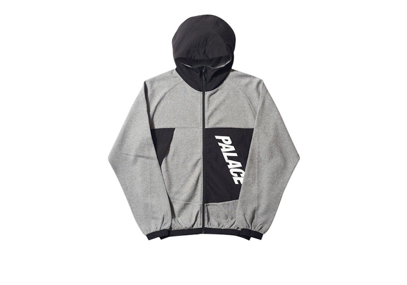 Palace P-Tech Track Jacket Grey Heather/Black