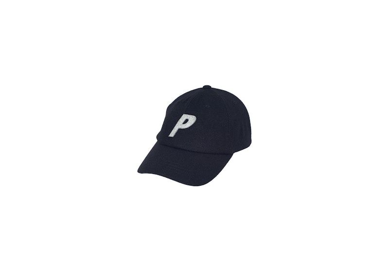 Palace P Wool 6-Panel Black