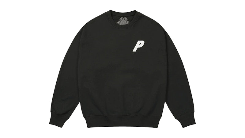 Palace P3 Chain Puff Crew Black