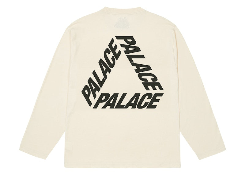 Palace P3 Longsleeve Soft White