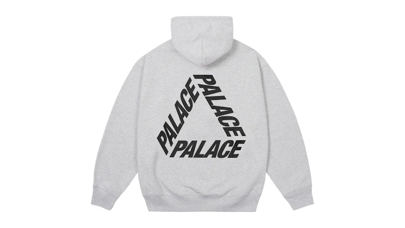 Palace P3 Print Hood Grey Marl