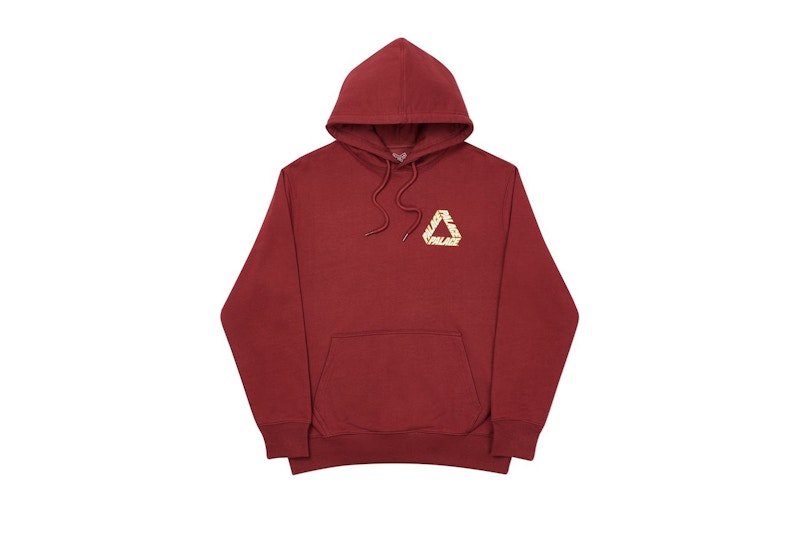 Palace P3 Team Hood Burgundy