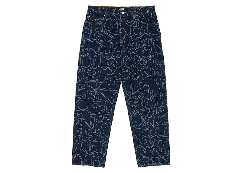 Palace P45 Splat Jean Indigo