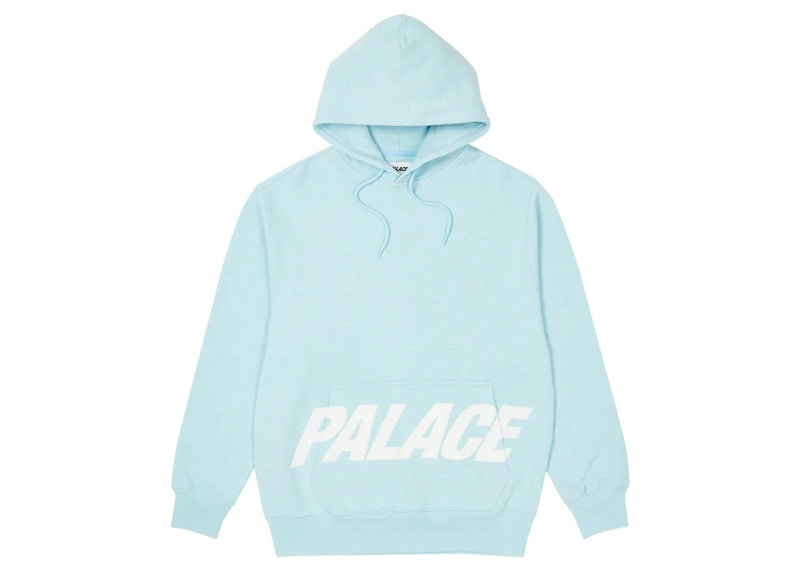 Palace PAL Pocket Slub Hood Light Blue