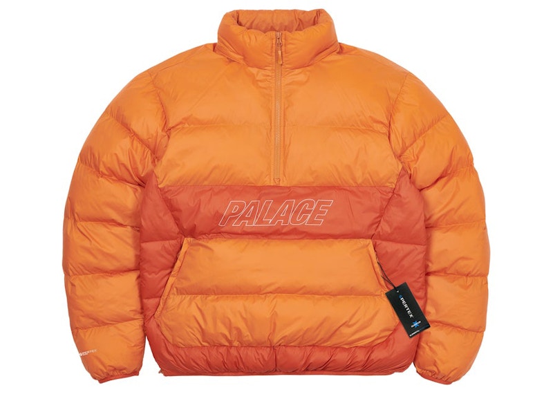 Palace PAL-TEX Half Zip Puffa Orange