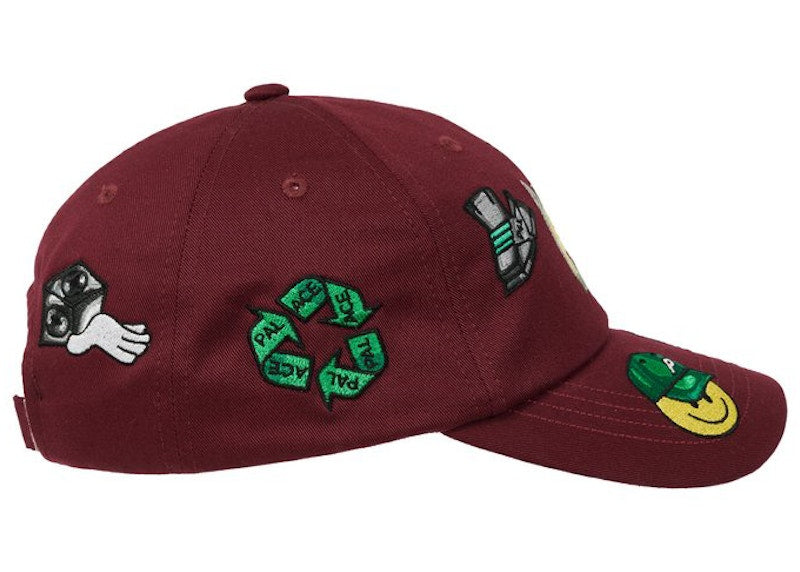 Palace PEZ 6-Panel Burgundy