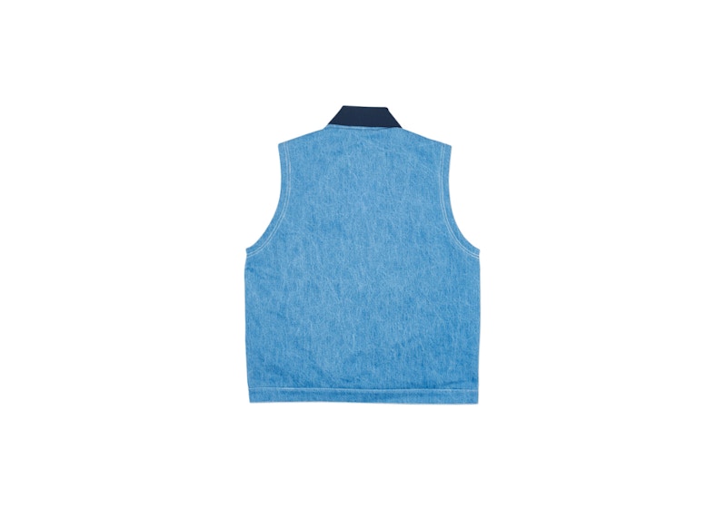 Palace PJ Gilet Light Stonewash