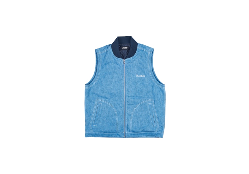 Palace PJ Gilet Light Stonewash