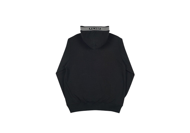 Palace P-Rib Hood Black