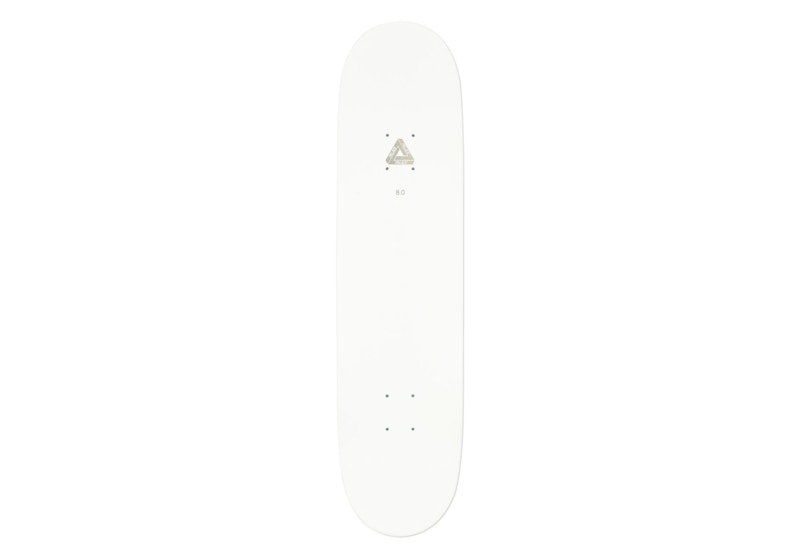Palace Pal Ice 8 Skateboard Deck White
