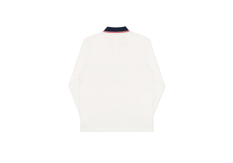 Palace Handle Longsleeve Polo White