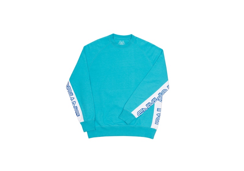 Palace Utopians Sport Crew Aqua