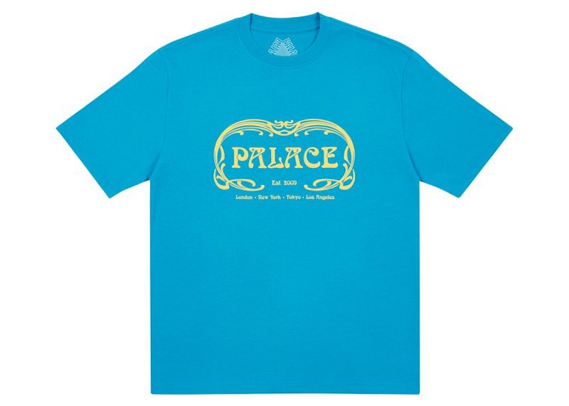 Palace Palais T-shirt Petrol Blue