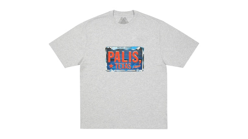 Palace Palis Texas T-Shirt Grey Marl