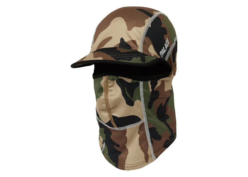 Palace Paltech Peak Balaclava Woodland Camo