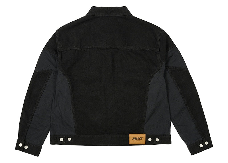 Palace Panel Denim Jacket Black