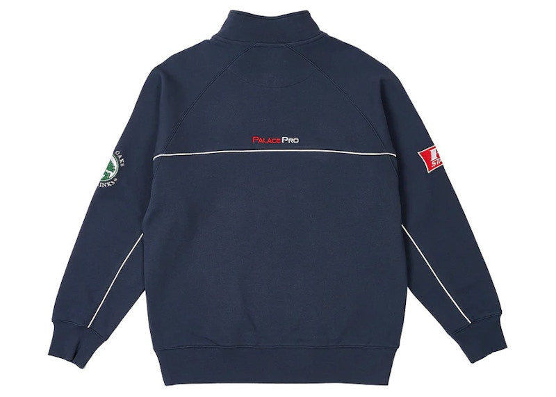 Palace Par 1/4 Zip Funnel Navy