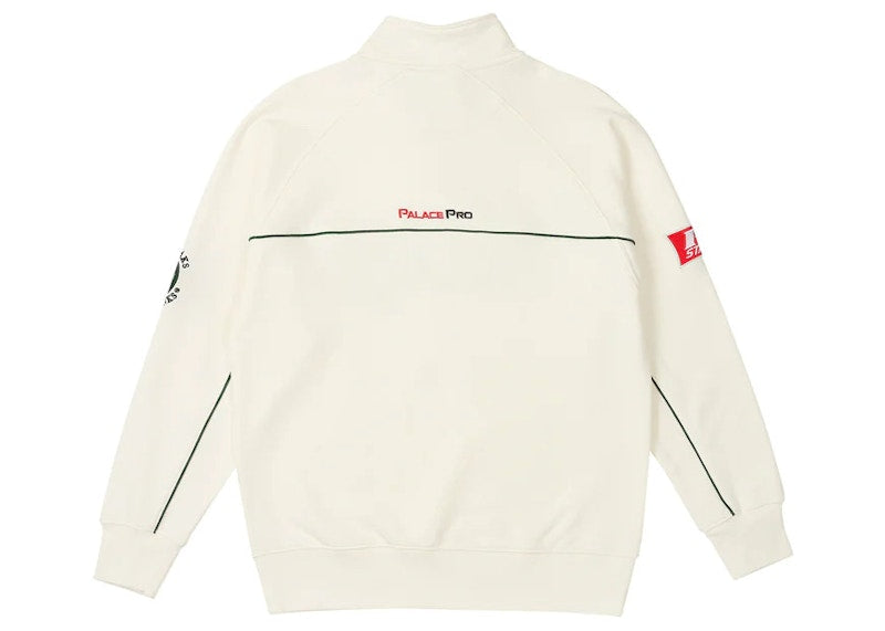 Palace Par 1/4 Zip Funnel White