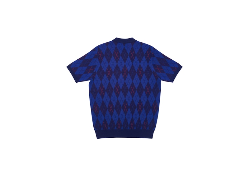 Palace Pargyle Knit Blue
