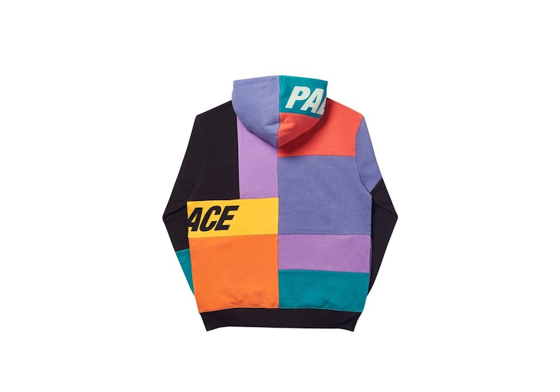Palace Patch Hood Black Multi