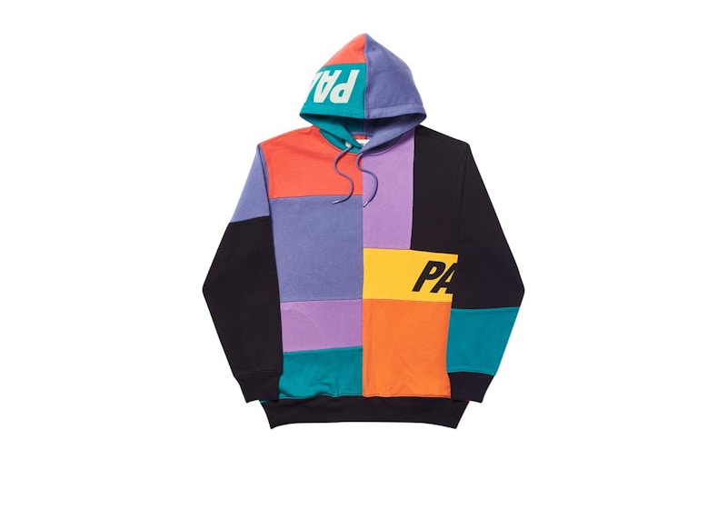 Palace Patch Hood Black Multi