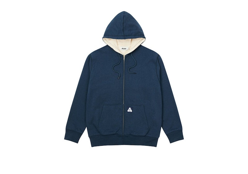 Palace Patch Thermal Zip Hood Navy