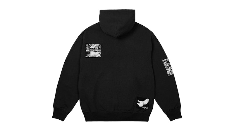 Palace Patch Up Zip Hood Black