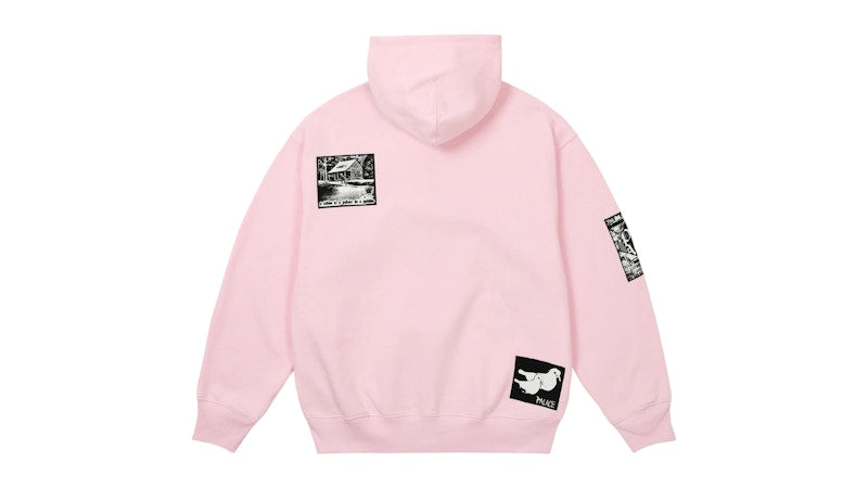 Palace Patch Up Zip Hood Lush Flush