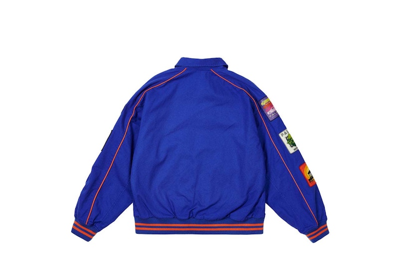 Palace Patches Cotton Bomber Royal Blue