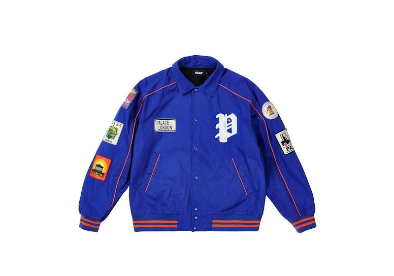Palace Patches Cotton Bomber Royal Blue