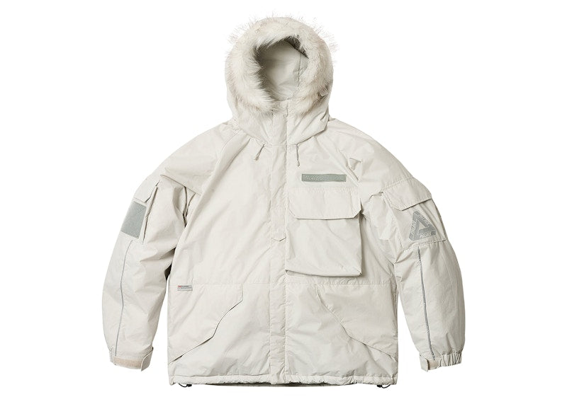 Palace Pcwcs Hooded Jacket Ice Grey