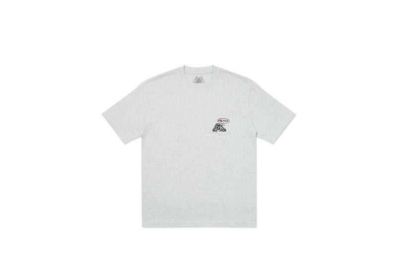 Palace Peace Pocket T-shirt Grey Marl