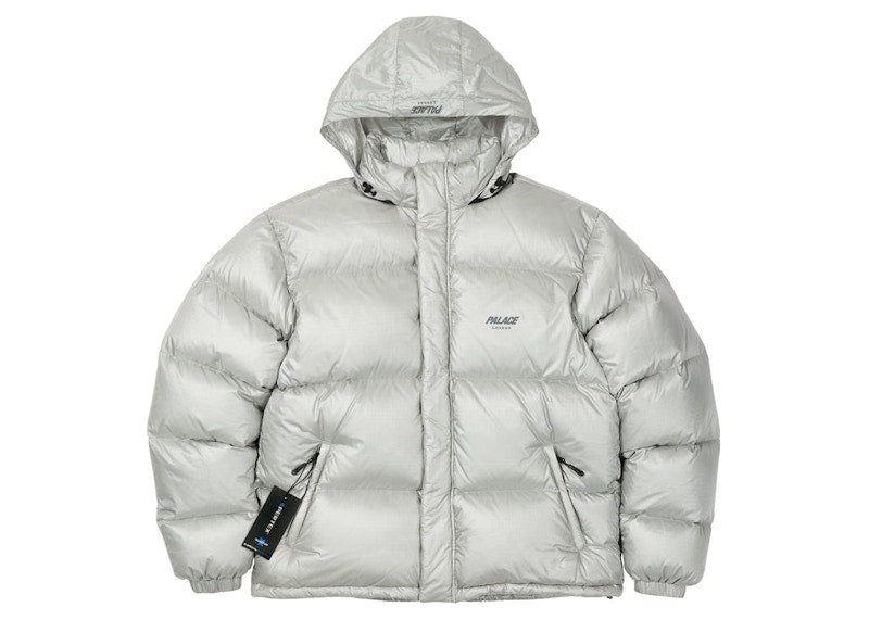 Palace Pertex London Puffa Silver