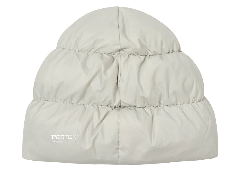 Palace Pertex Puffa Beanie (FW24) Frost Grey