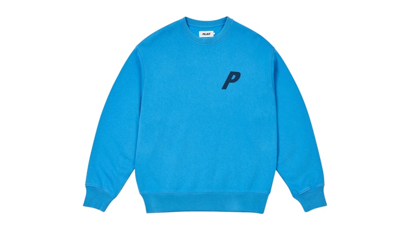 Palace Pigment P3 Crew Ocean Blue