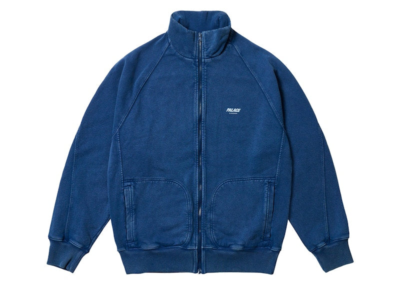 Palace Pigment Wash Palace London Zip Funnel Navy