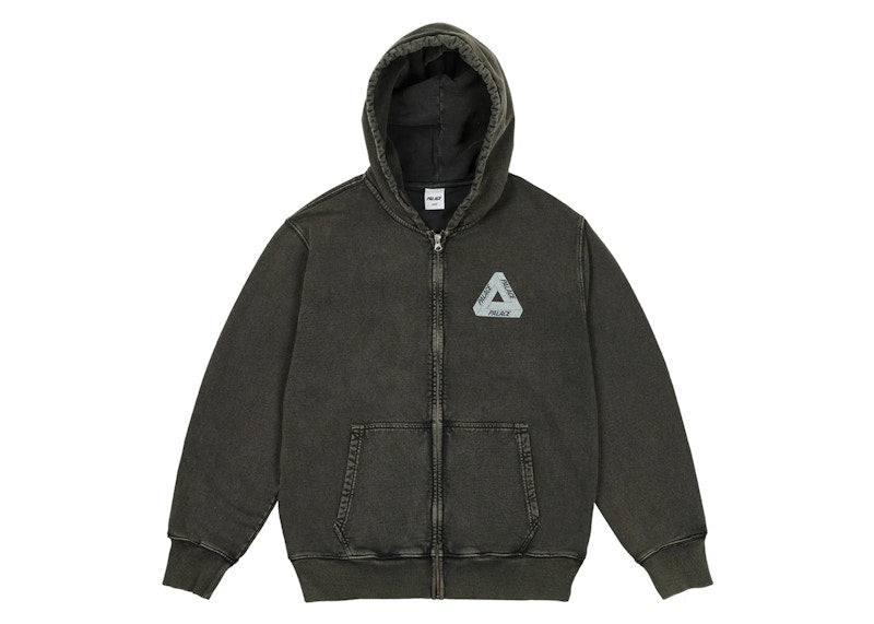 Palace Pigment Wash Tri-Ferg Hood Black