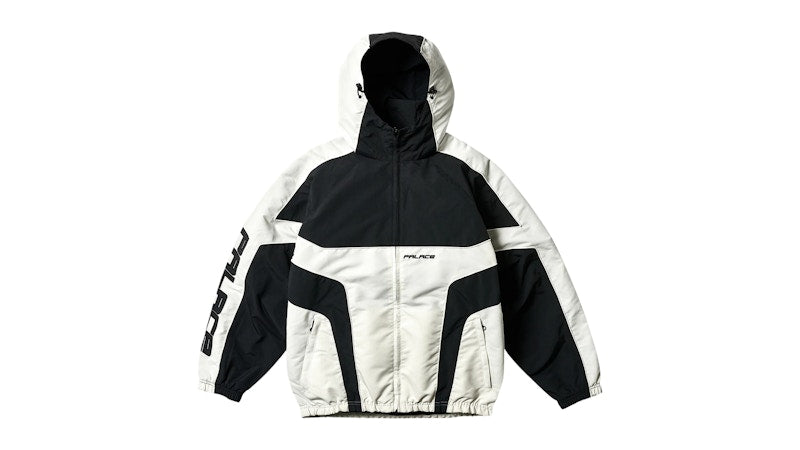 Palace Piped Hooded Shell Jacket Black