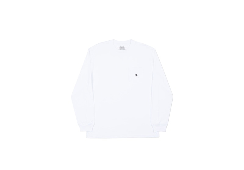 Palace Pj's Pocket Longsleeve White