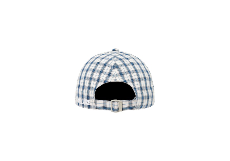Palace Plaid P 6-Panel White