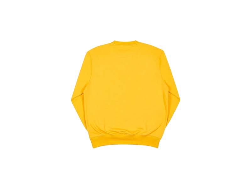 Palace Planet Crew Yellow/White