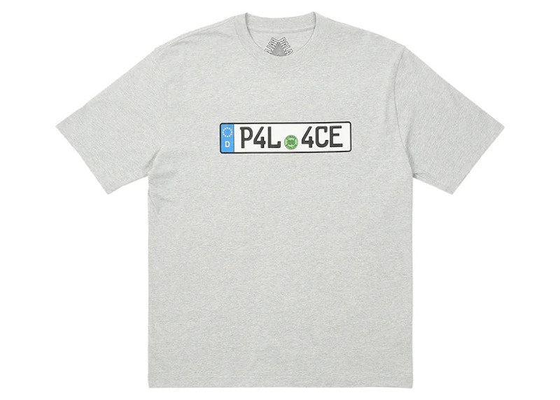 Palace Plate T-shirt Grey Marl