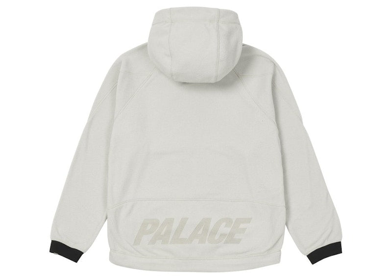 Palace Polar Fleece Asymmetric Jacket Stone