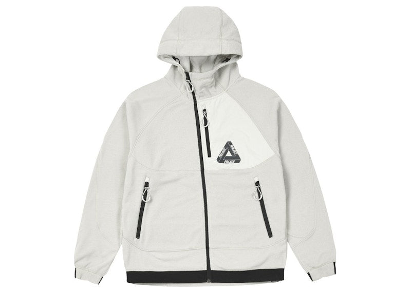 Palace Polar Fleece Asymmetric Jacket Stone