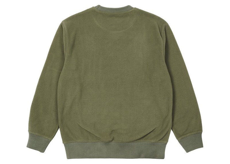 Palace Polar Fleece Sofar Crew Dusty Olive