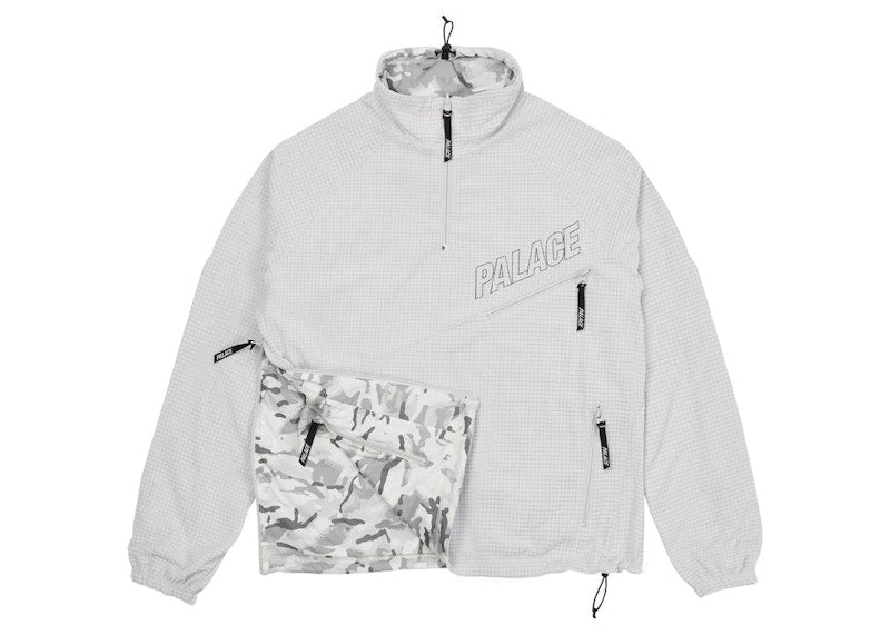 Palace Polar Grid Reverse Jacket Snow Camo