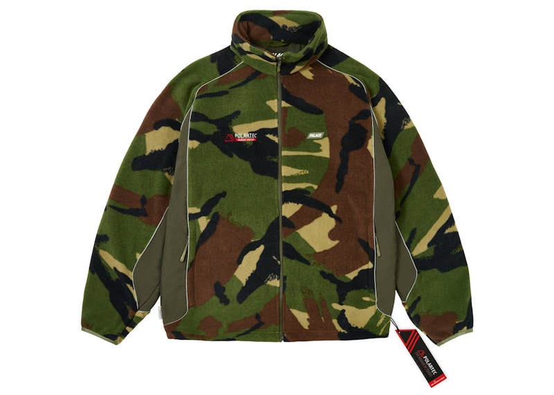 Palace Polartec 3M Track Jacket Woodland DPM