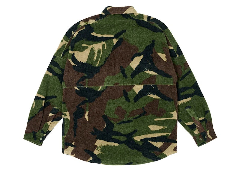 Palace Polartec Drop Shoulder Shirt Woodland DPM