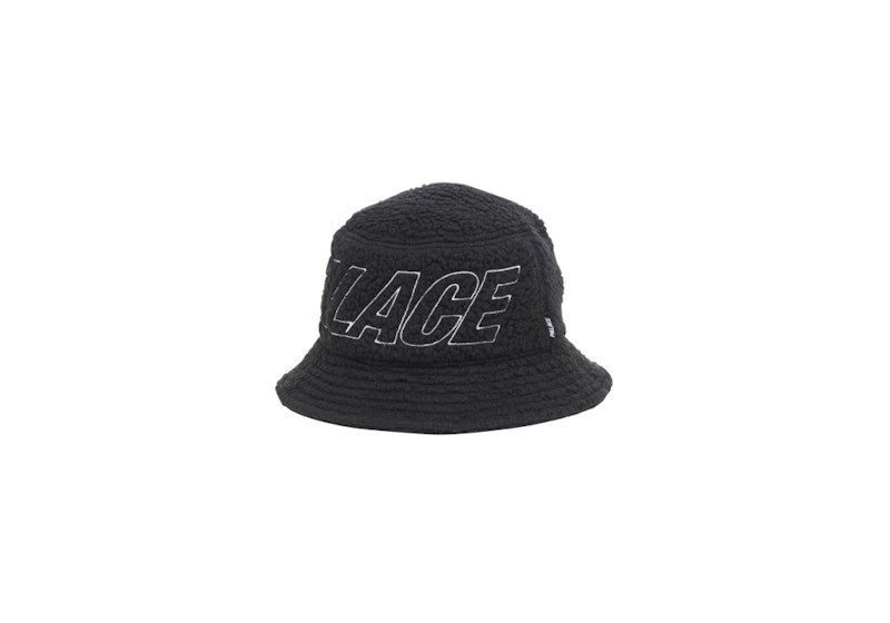 Palace Polartec Flee Bucket Hat Black